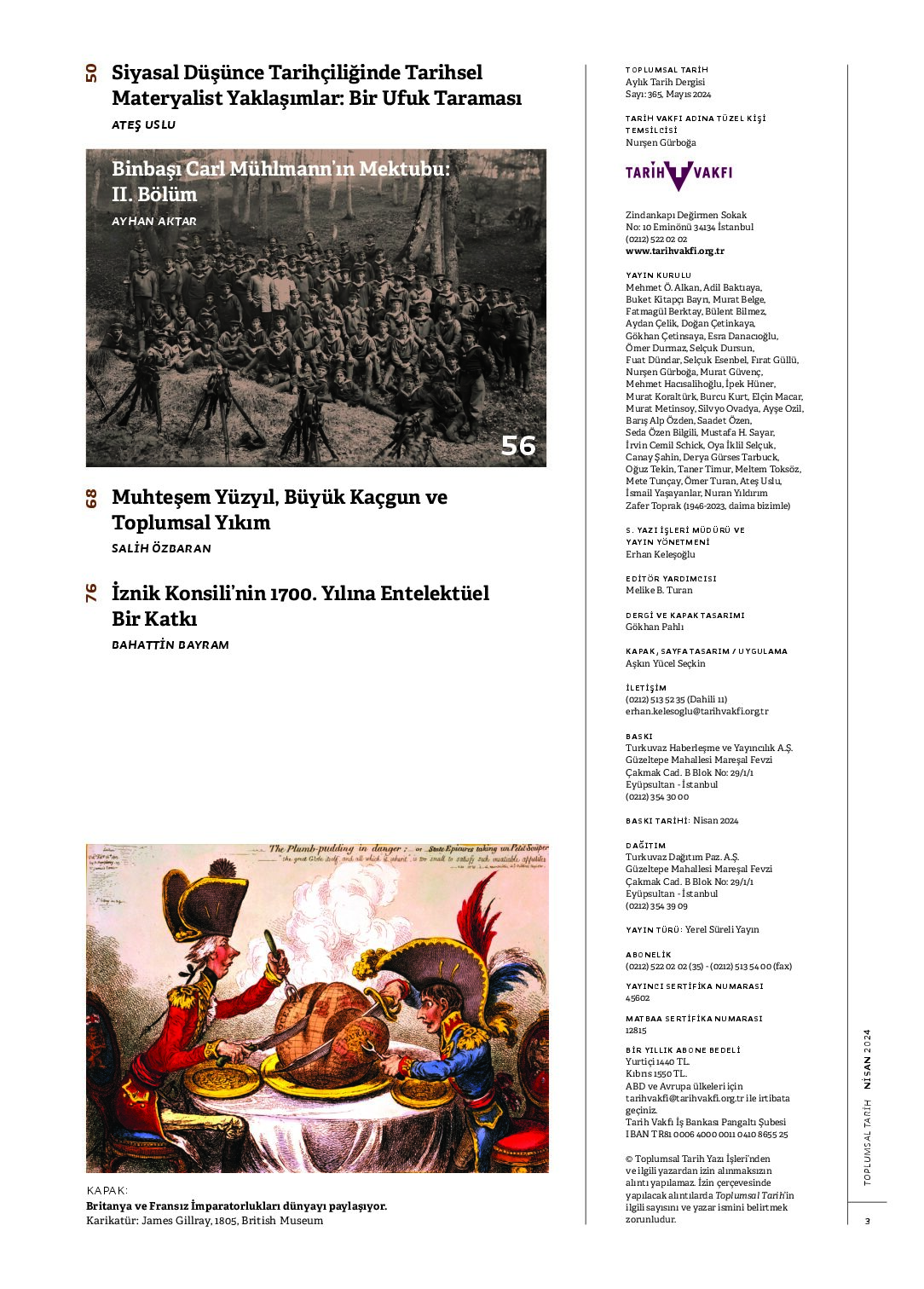 365 – Toplumsal Tarih – icindekiler 2